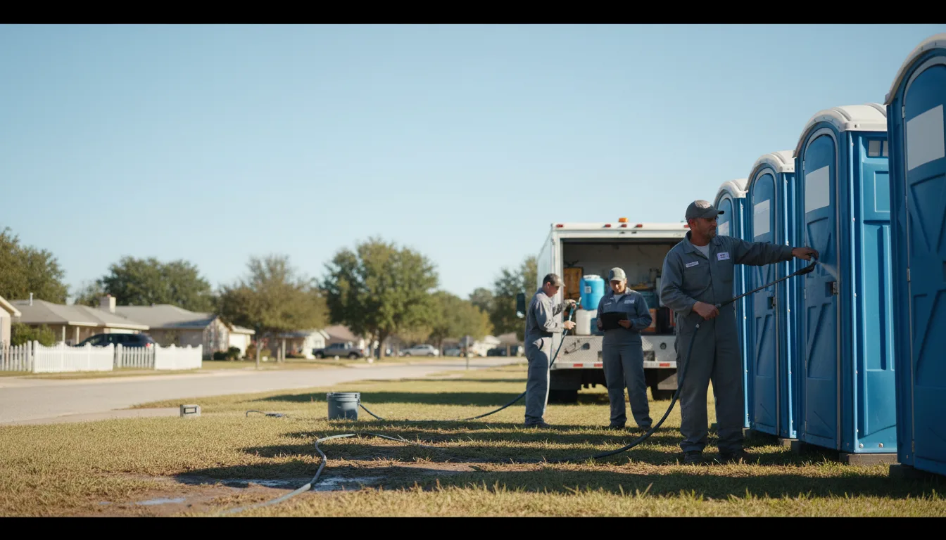 Long-Term Portable Toilet Rental in Edmonson, TX near me